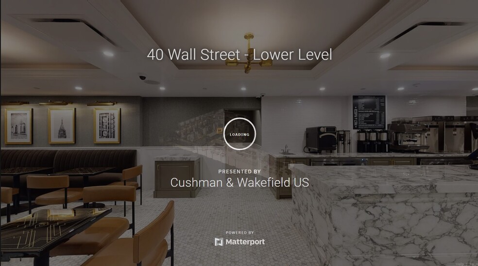 40 Wall St, New York, NY en alquiler - Matterport 3D Scan - Imagen 2 de 15