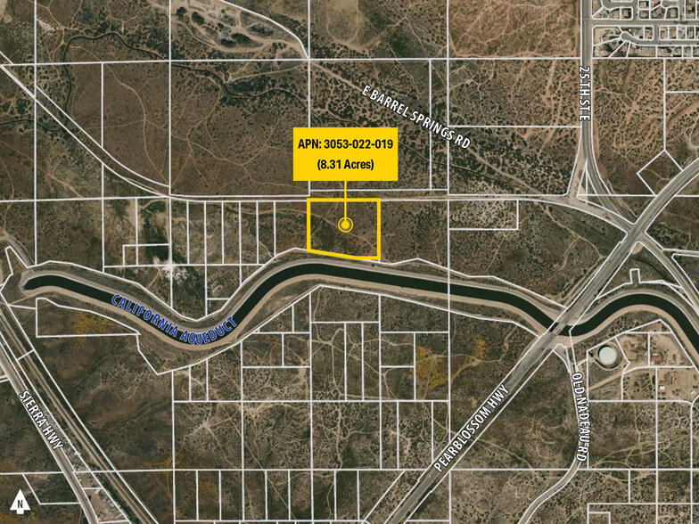 Barrel Springs, Palmdale, CA en venta - Vista aérea - Imagen 1 de 2