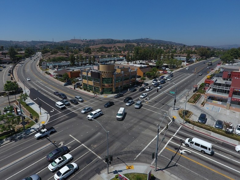 18250 Colima Rd, Rowland Heights, CA en alquiler - Vista aérea - Imagen 2 de 4