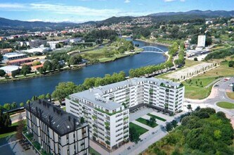Pontevedra - Aérea  vista de mapa