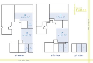 1400-1416 W Fulton St, Chicago, IL en alquiler Plano de la planta- Imagen 1 de 1