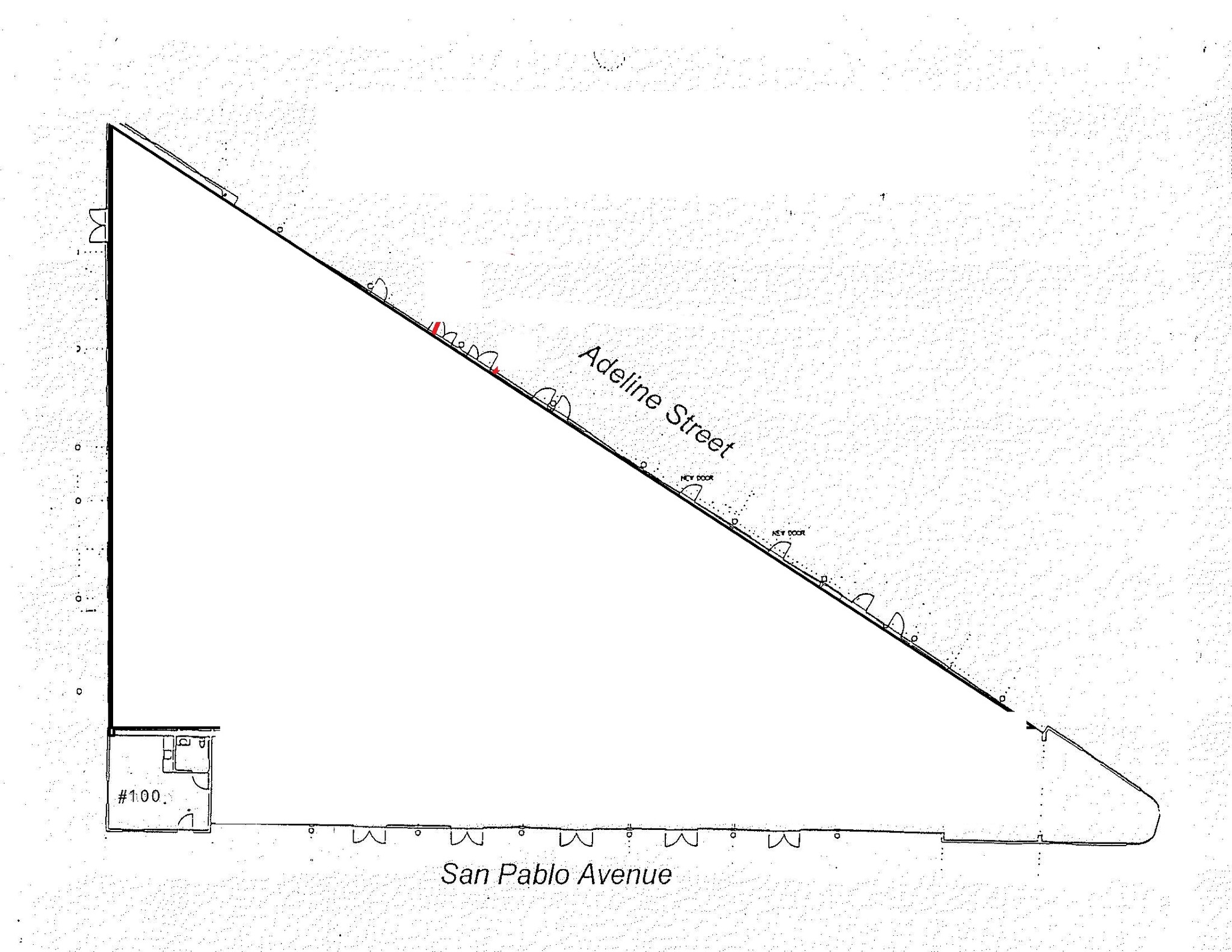 3850 San Pablo Ave, Emeryville, CA en alquiler Plano de la planta- Imagen 1 de 4