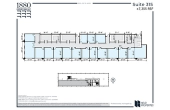 1880 Century Park E, Los Angeles, CA en alquiler Plano de la planta- Imagen 1 de 2
