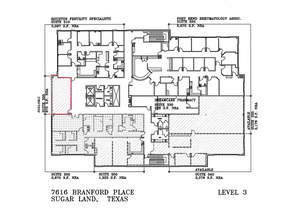 7616 Branford Pl, Sugar Land, TX en alquiler Plano de la planta- Imagen 1 de 1