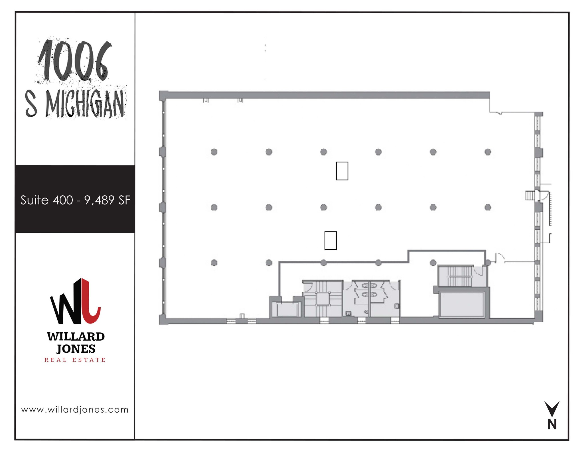 1006 S Michigan Ave, Chicago, IL en alquiler Plano de la planta- Imagen 1 de 9