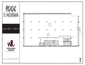 1006 S Michigan Ave, Chicago, IL en alquiler Plano de la planta- Imagen 1 de 9