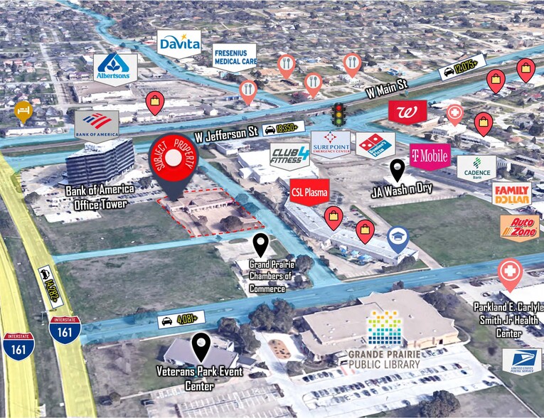 525 Bank of America Blvd., Grand Prairie, TX en venta - Vista aérea - Imagen 3 de 5