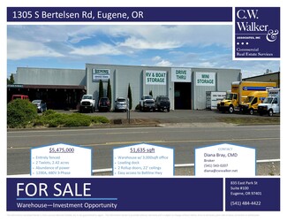 Más detalles para 1305 S Bertelsen Rd, Eugene, OR - Naves en venta