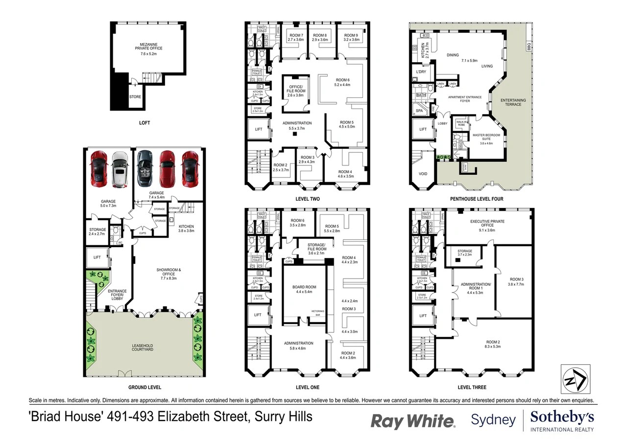 491-493 Elizabeth St, Surry Hills en venta Plano de la planta- Imagen 1 de 27