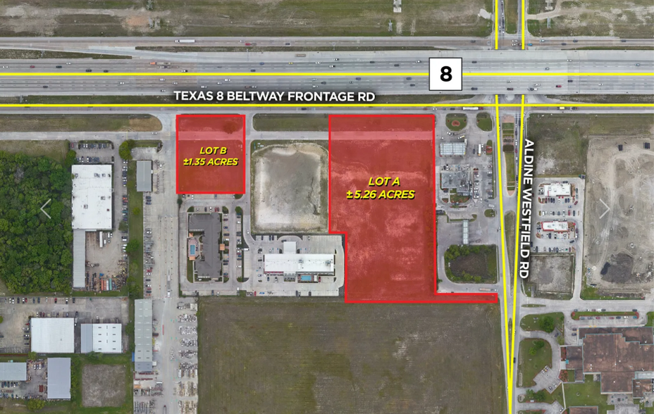 North Sam Houston Parkway Land Portfolio cartera de 2 inmuebles en venta en LoopNet.es - Foto del edificio - Imagen 1 de 1