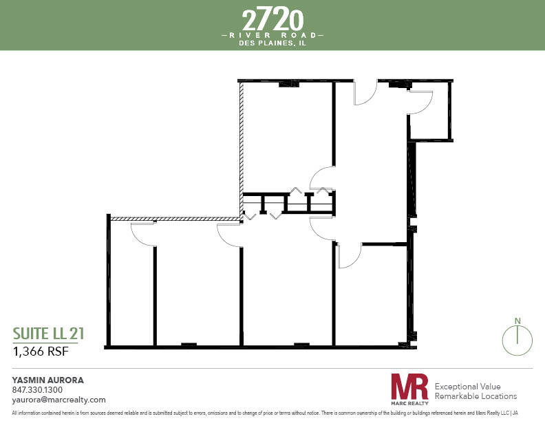 2720 S River Rd, Des Plaines, IL en alquiler Plano de la planta- Imagen 1 de 5