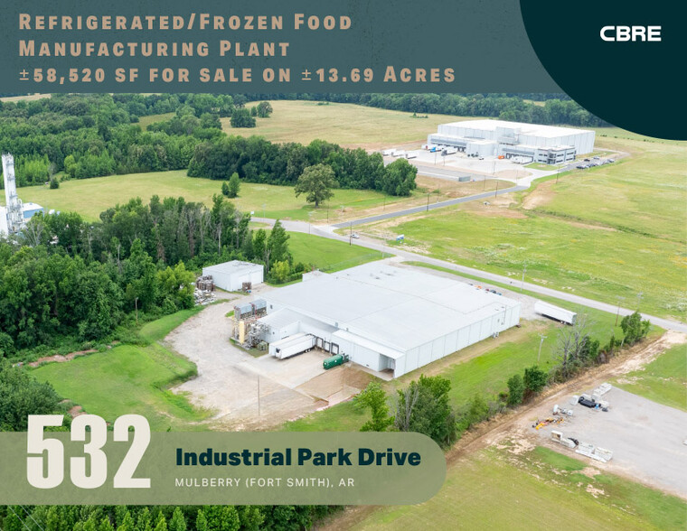 532 Industrial Park Dr, Mulberry, AR en venta - Foto del edificio - Imagen 1 de 4