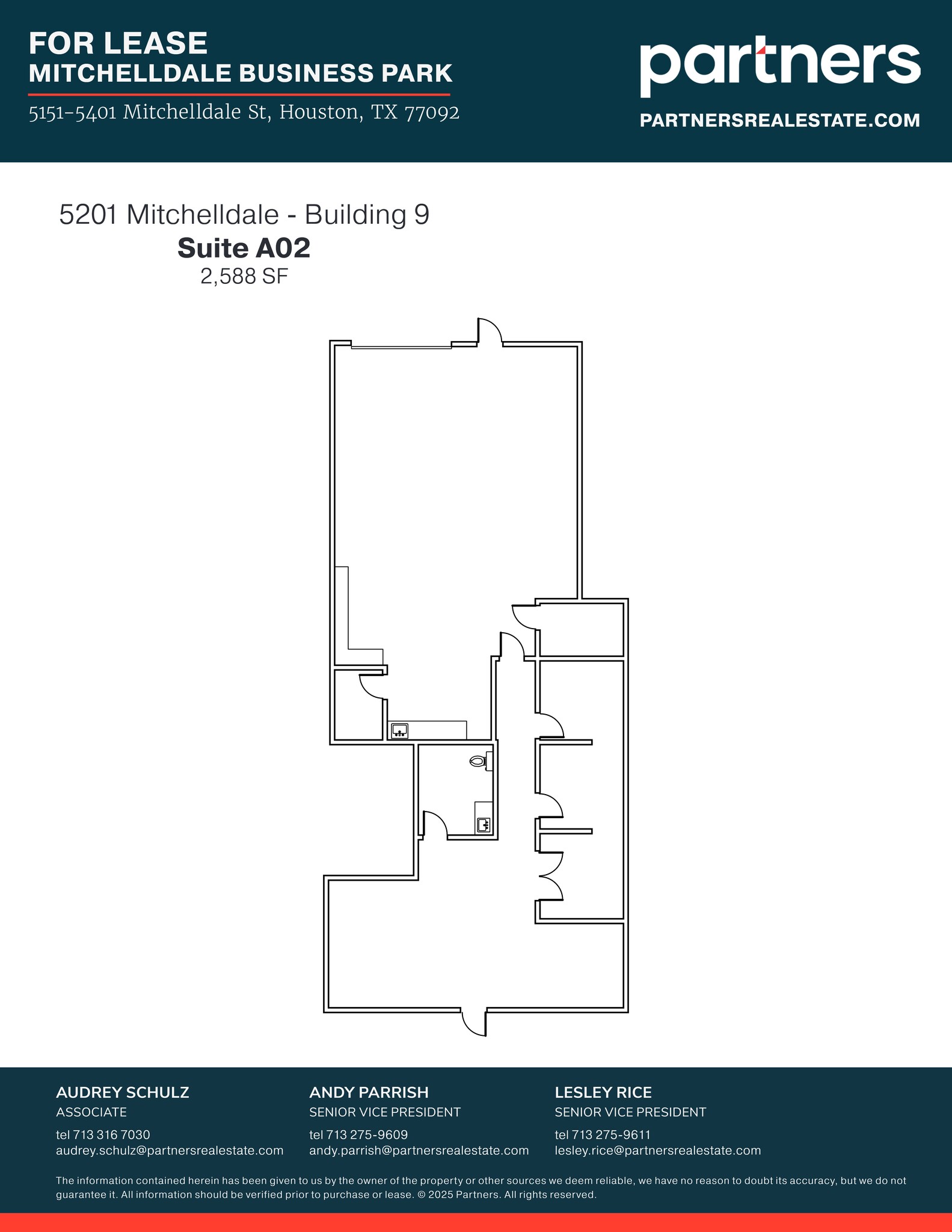 5151 Mitchelldale St, Houston, TX en alquiler Plano del sitio- Imagen 1 de 1