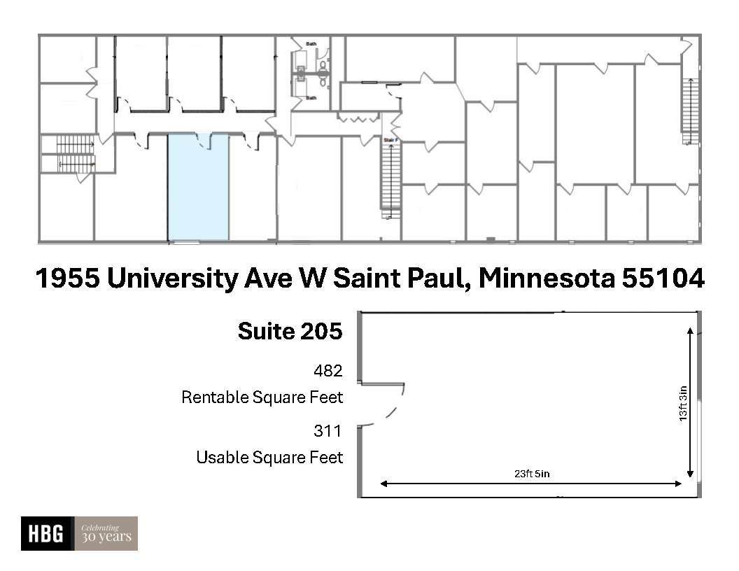 1955 University Ave W, Saint Paul, MN en alquiler Plano de la planta- Imagen 1 de 1