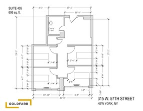 315 W 57th St, New York, NY en alquiler Plano del sitio- Imagen 2 de 2