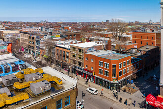 3611-3613 Boul Saint-Laurent, Montréal, QC - VISTA AÉREA  vista de mapa