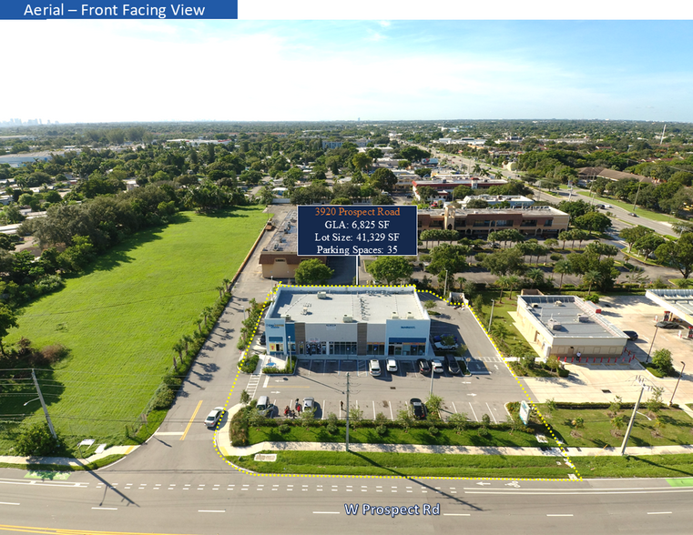 3920 W Prospect Rd, North Lauderdale, FL en venta - Vista aérea - Imagen 3 de 7