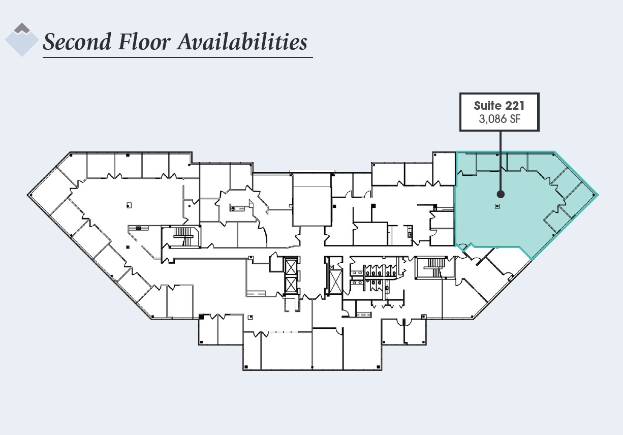 425 S Woods Mill Rd, Town And Country, MO en alquiler Plano de la planta- Imagen 1 de 1