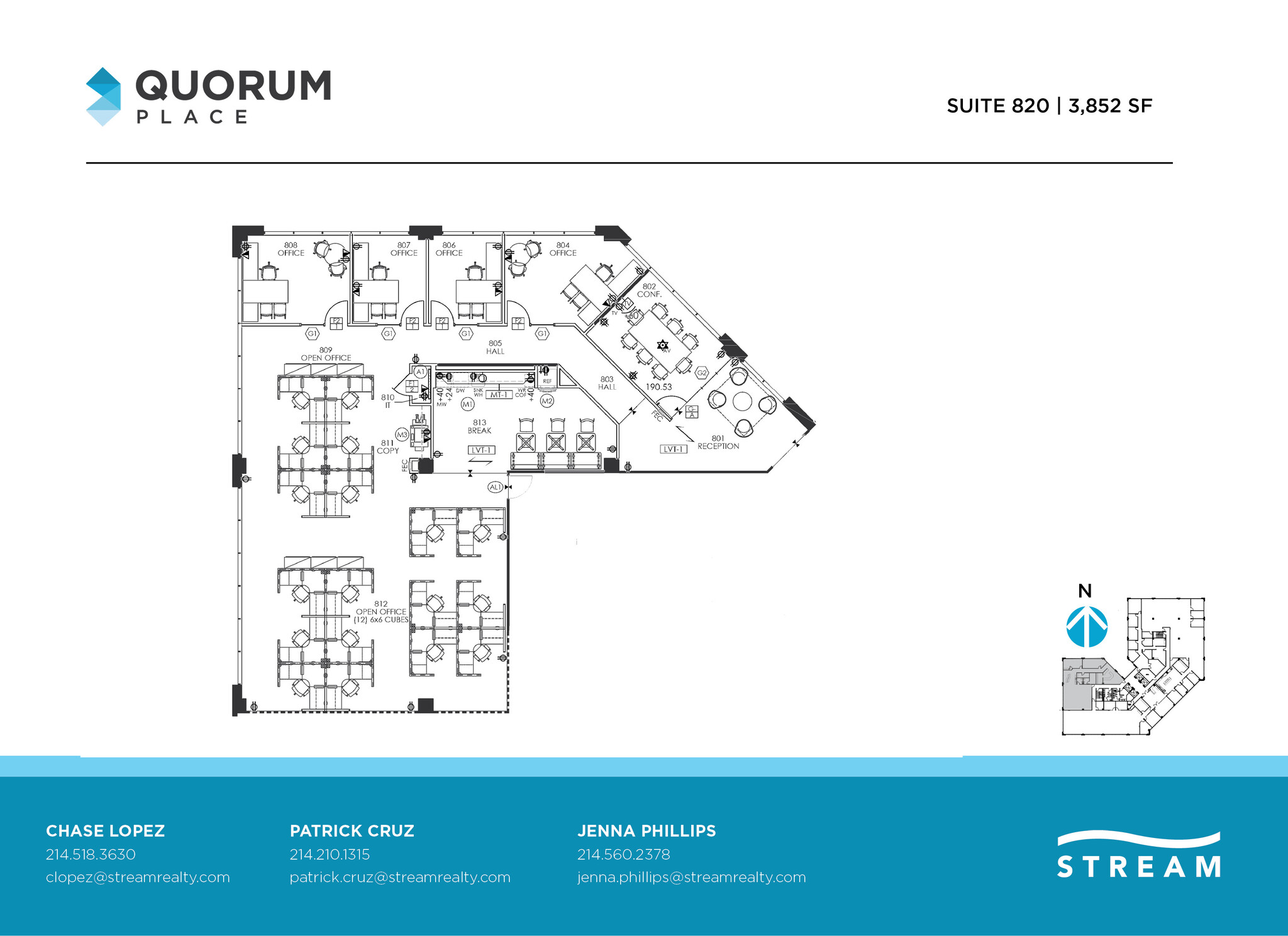 14901 Quorum Dr, Dallas, TX en alquiler Plano de la planta- Imagen 1 de 1