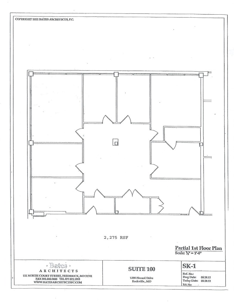 1395 Piccard Dr, Rockville, MD en alquiler Plano de la planta- Imagen 1 de 1