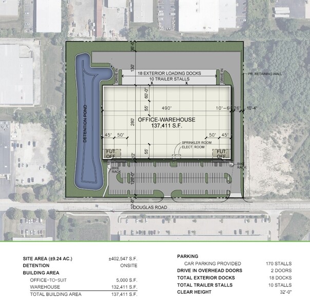 1225 Douglas Rd, Batavia, IL en venta - Plano de la planta - Imagen 2 de 3