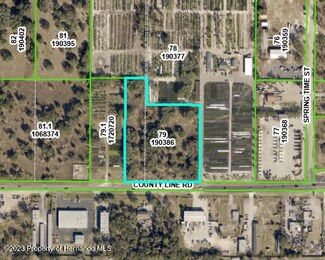 Más detalles para 0 County Line Rd, Spring Hill, FL - Terrenos en venta