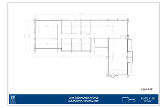 2034 Eisenhower Ave, Alexandria, VA en alquiler Plano de la planta- Imagen 1 de 1