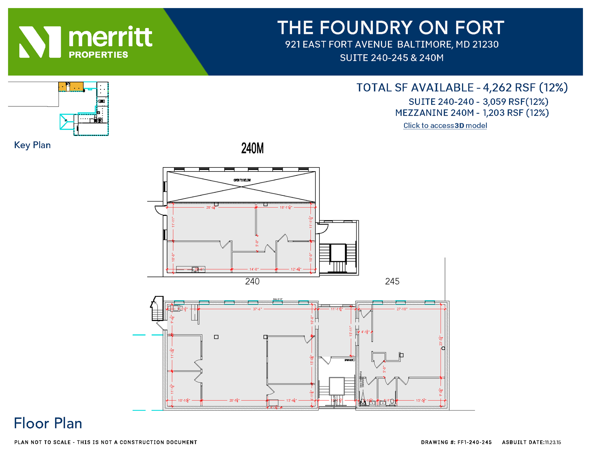 921 E Fort Ave, Baltimore, MD en alquiler Plano de la planta- Imagen 1 de 1