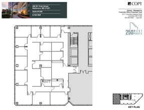 250 W Pratt St, Baltimore, MD en alquiler Plano de la planta- Imagen 1 de 1