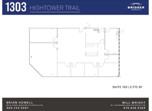 1301 Hightower Trl, Atlanta, GA en alquiler Plano de la planta- Imagen 1 de 1