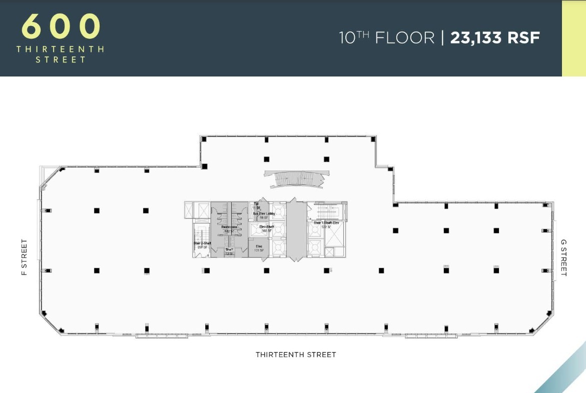 600 13th St NW, Washington, DC en alquiler Plano de la planta- Imagen 1 de 1