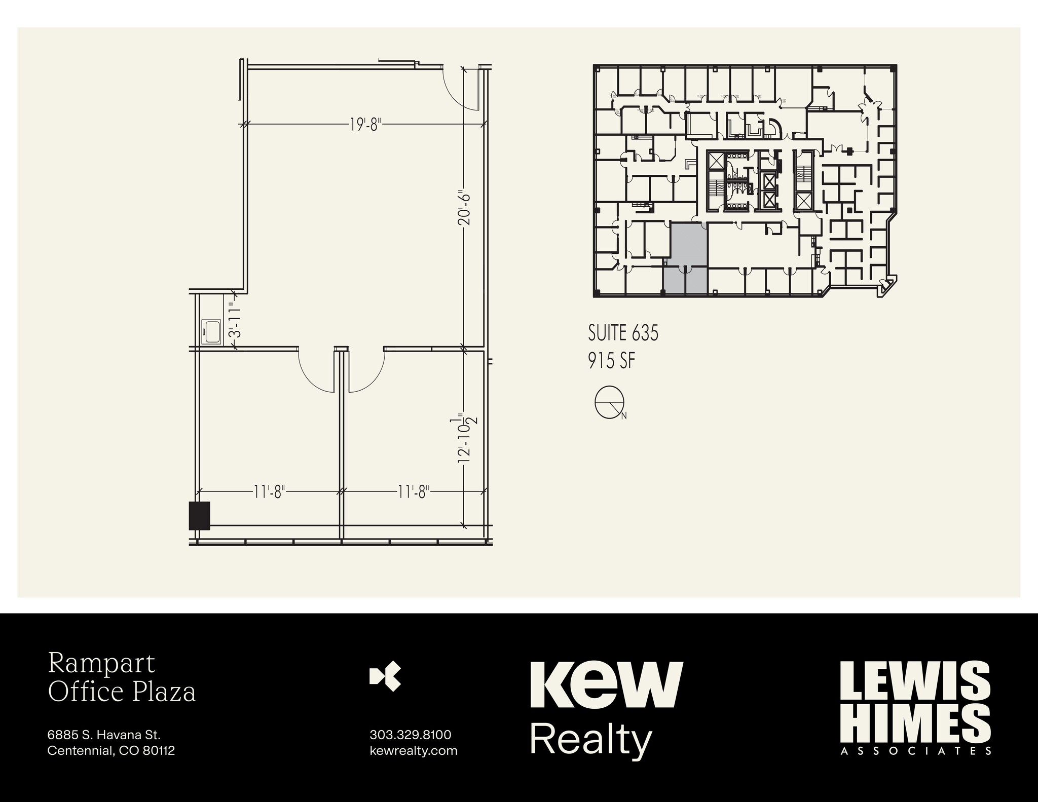 6855 S Havana St, Centennial, CO en alquiler Plano del sitio- Imagen 1 de 5