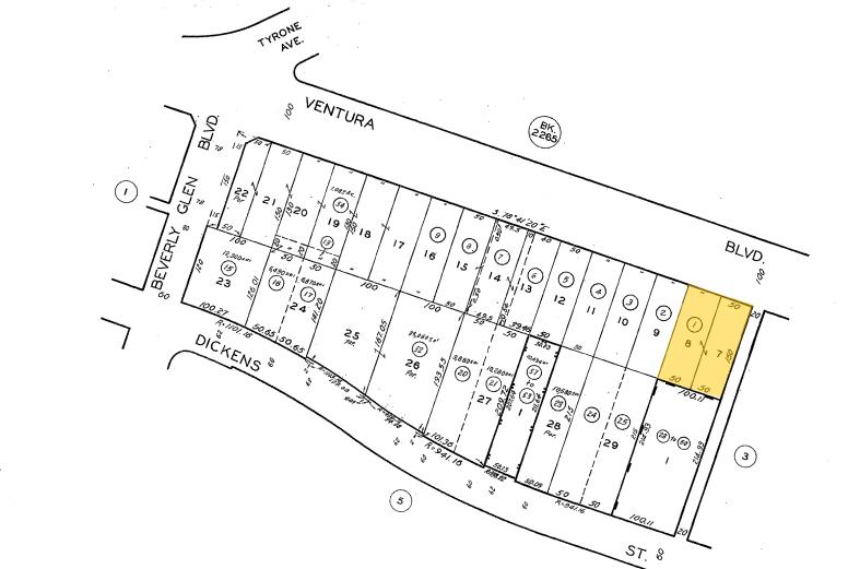 14242 Ventura Blvd, Sherman Oaks, CA en alquiler - Plano de solar - Imagen 2 de 11