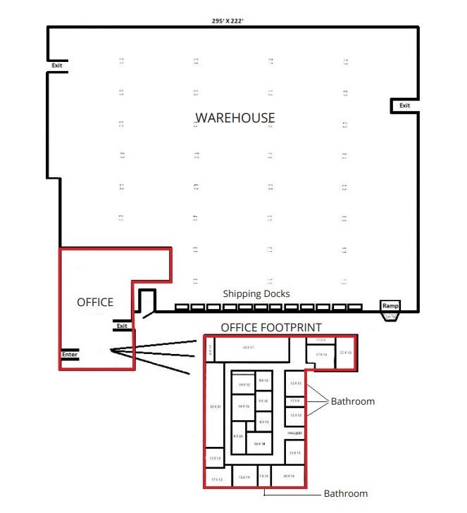 3131 E Maria St, Rancho Dominguez, CA en alquiler Plano de la planta- Imagen 1 de 1