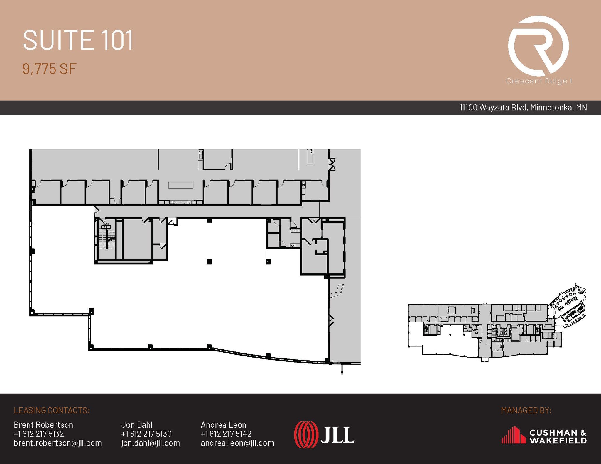 11100 Wayzata Blvd, Minnetonka, MN en alquiler Plano de la planta- Imagen 1 de 1