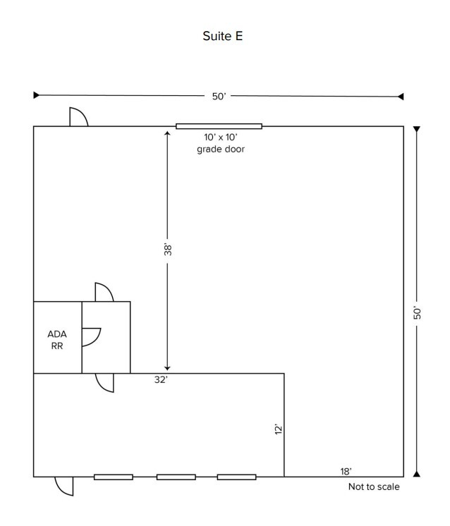 300-330 Detroit Ave, Monroe, MI en alquiler Plano de la planta- Imagen 1 de 1