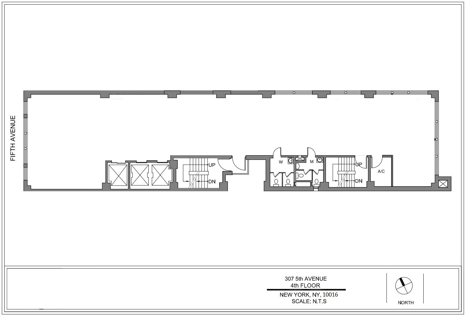 307 Fifth Ave, New York, NY en alquiler Plano de la planta- Imagen 1 de 1