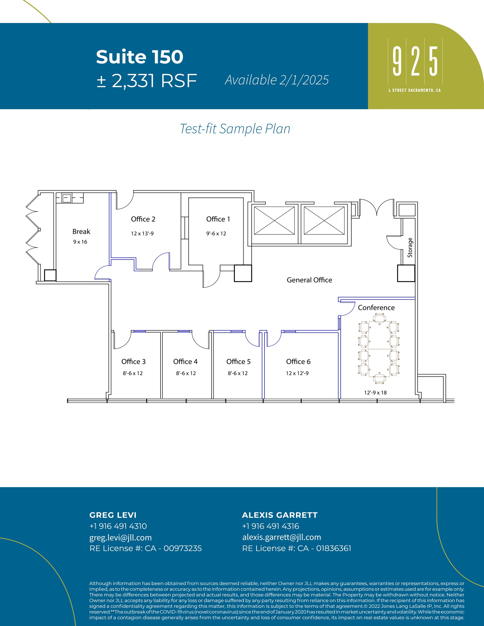 925 L St, Sacramento, CA en alquiler Plano del sitio- Imagen 1 de 2