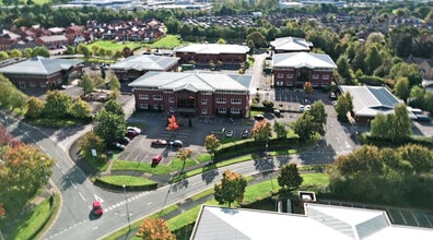 Springwood Way, Macclesfield, CHS - Aérea  vista de mapa