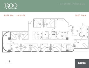 1300 N 12th St, Phoenix, AZ en alquiler Plano de la planta- Imagen 1 de 1