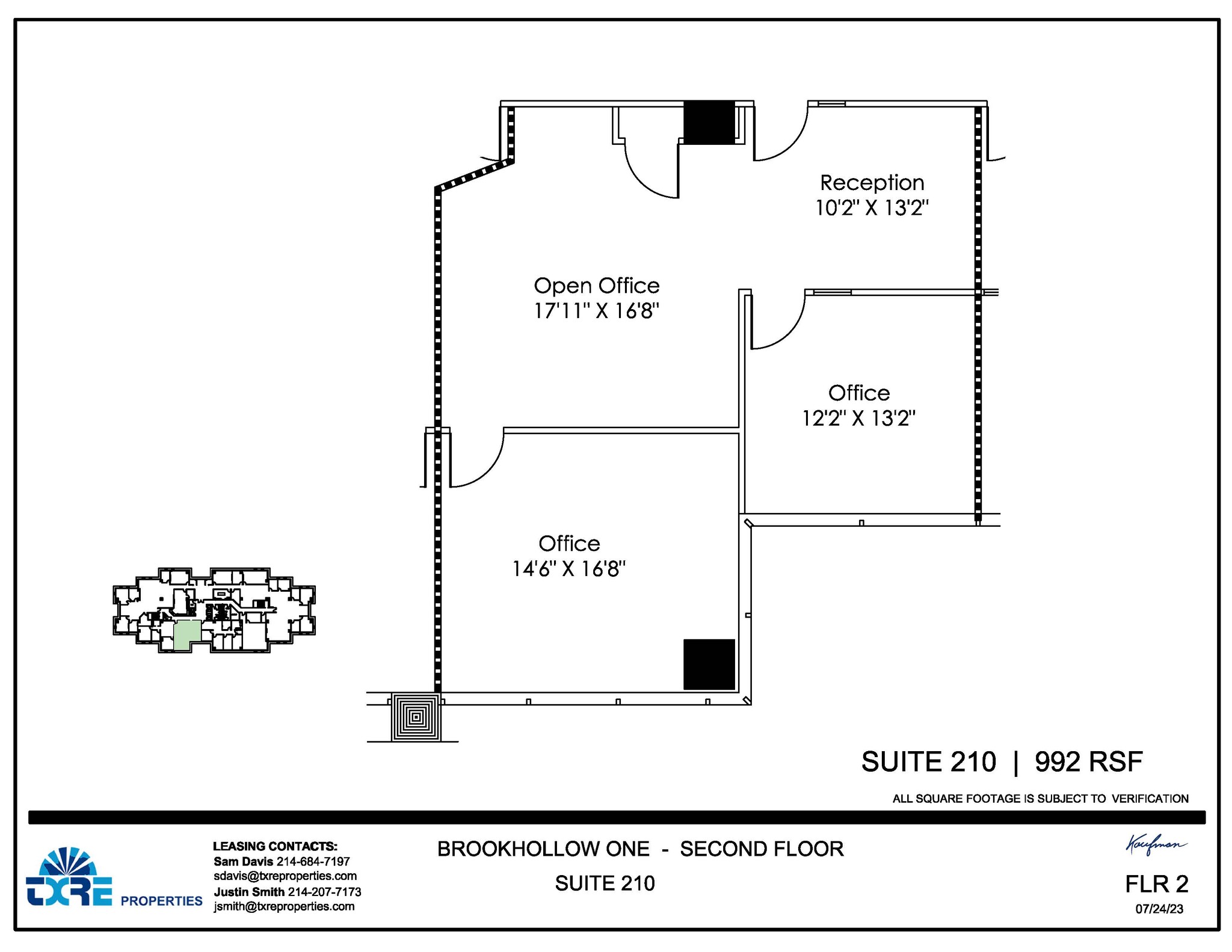 2301 E Lamar Blvd, Arlington, TX en alquiler Plano de la planta- Imagen 1 de 1