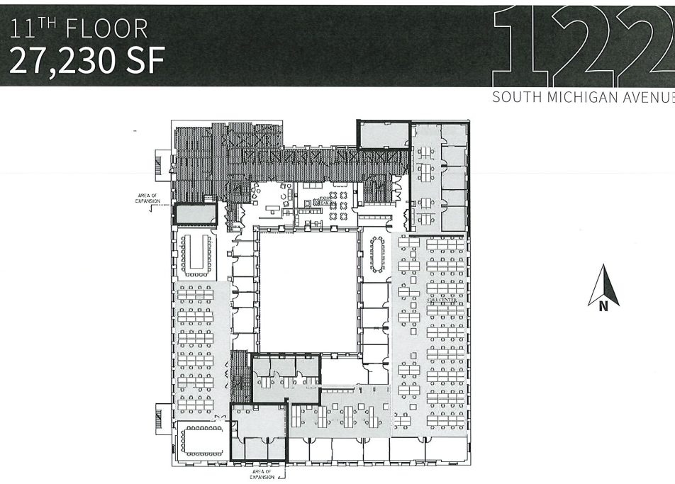 122 S Michigan Ave, Chicago, IL en alquiler Plano de la planta- Imagen 1 de 1