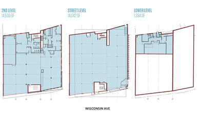 2251-2255 Wisconsin Ave NW, Washington, DC en alquiler Plano de la planta- Imagen 1 de 1