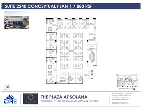 1301 Solana Blvd, Westlake, TX en alquiler Plano de la planta- Imagen 1 de 2