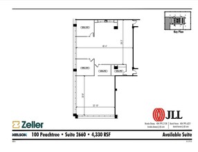 100 Peachtree St NW, Atlanta, GA en alquiler Plano de la planta- Imagen 1 de 1