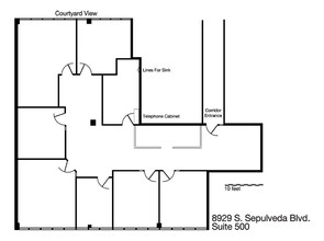 8929-8939 S Sepulveda Blvd, Los Angeles, CA en alquiler Plano de la planta- Imagen 1 de 2