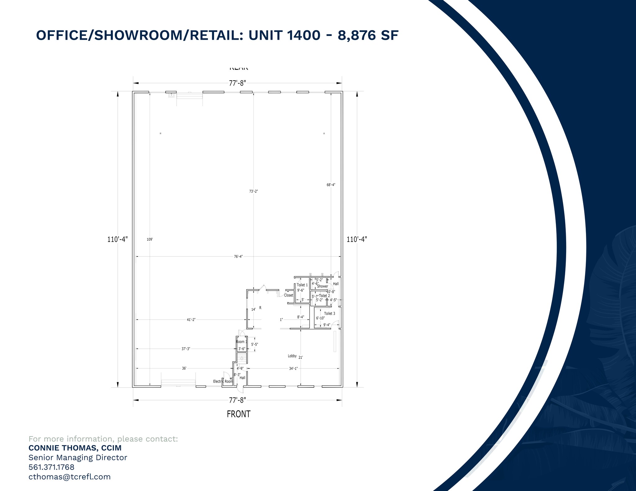 1220-1500 Elizabeth Ave, West Palm Beach, FL en alquiler Plano del sitio- Imagen 1 de 1