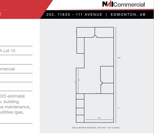 11830 111th Ave, Edmonton, AB en alquiler Plano de la planta- Imagen 1 de 1