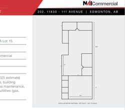 11830 111th Ave, Edmonton, AB en alquiler Plano de la planta- Imagen 1 de 1