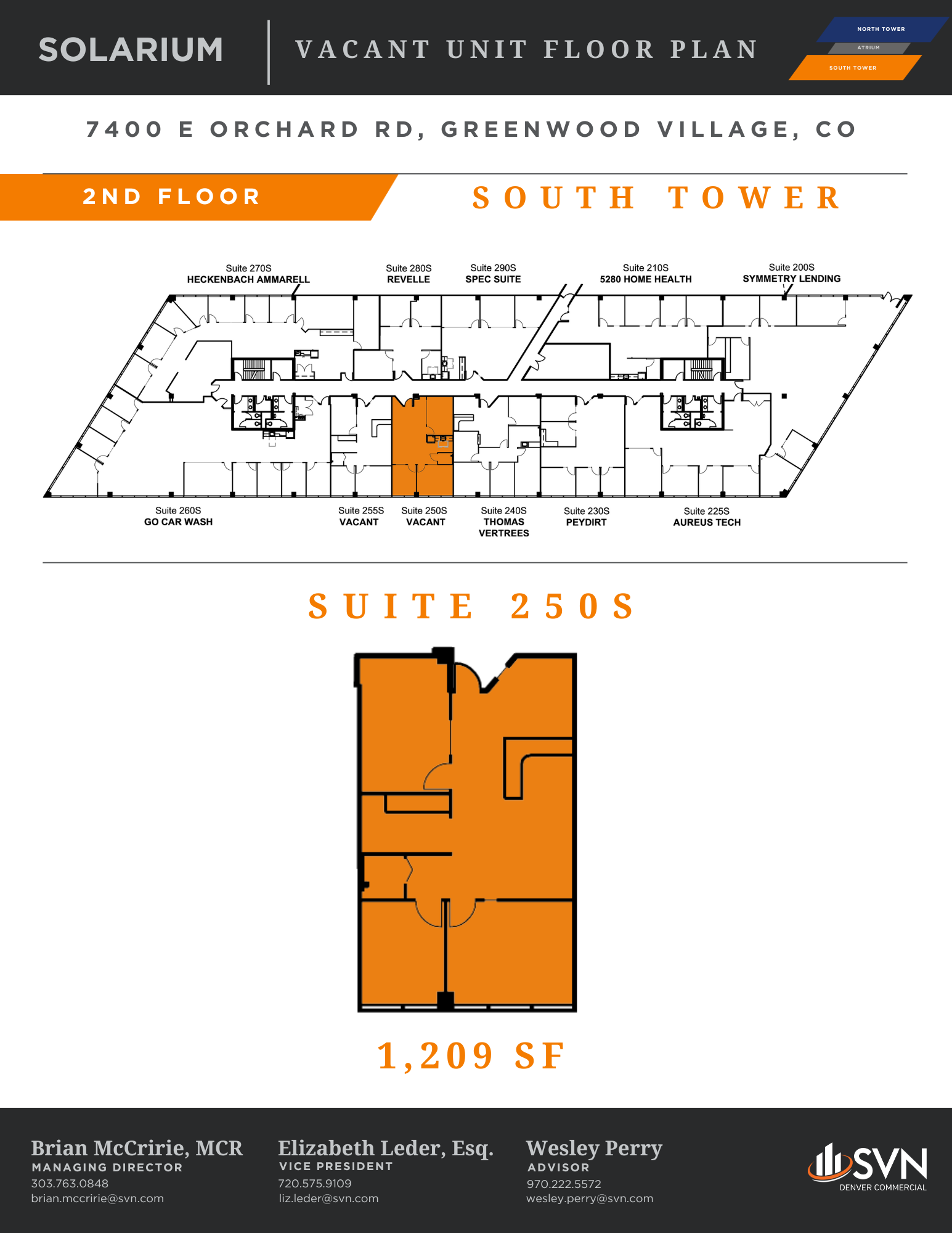 7400 E Orchard Rd, Greenwood Village, CO en alquiler Plano de la planta- Imagen 1 de 1